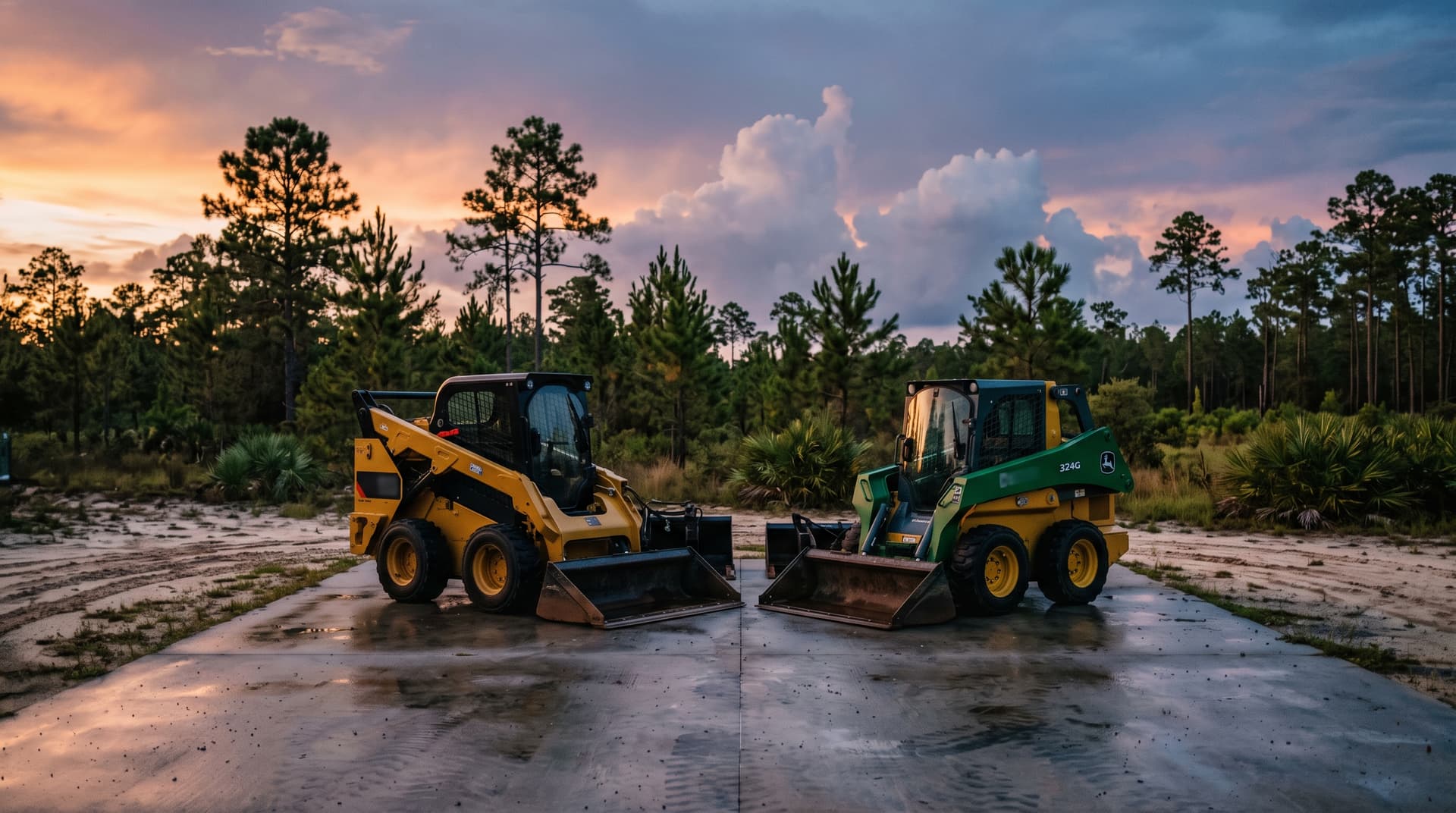 Cat 242D3 vs John Deere 318G: the spec sheet side-by-side (skid-steer class)