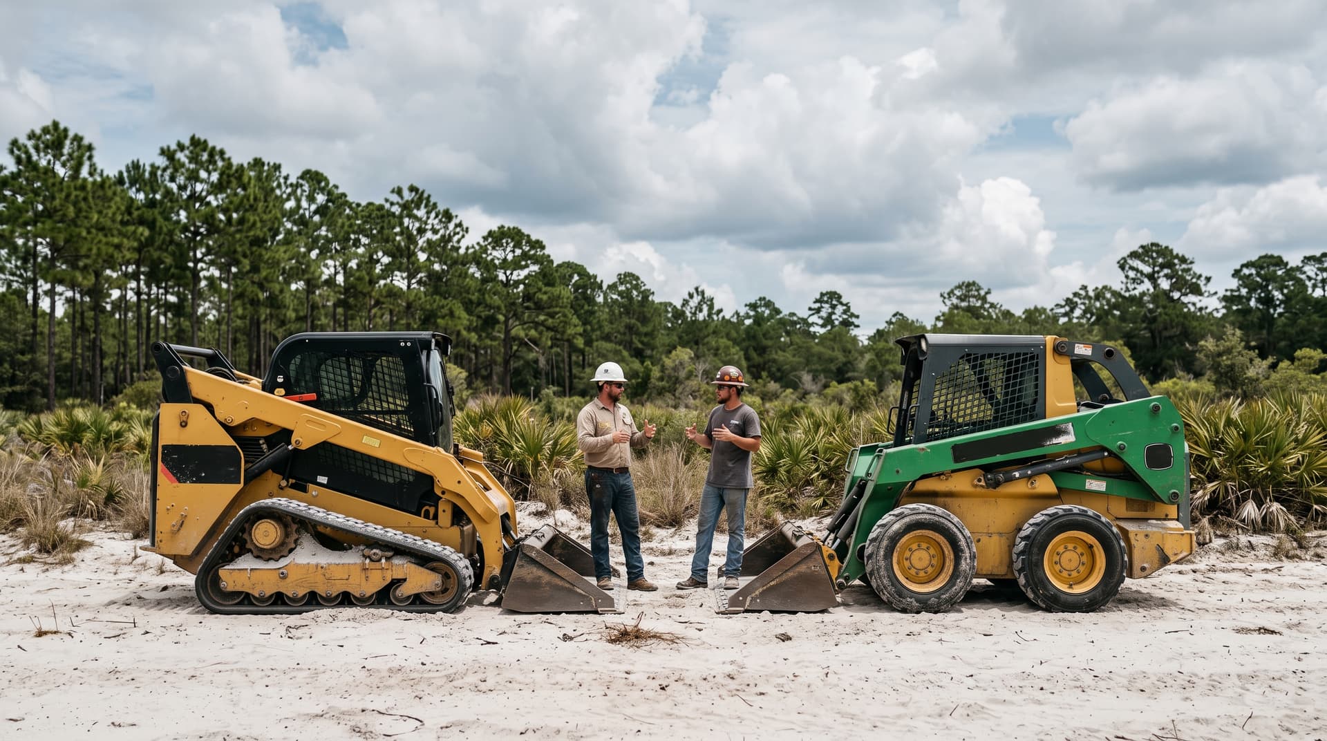 Caterpillar vs John Deere skid steers: a yard-level comparison