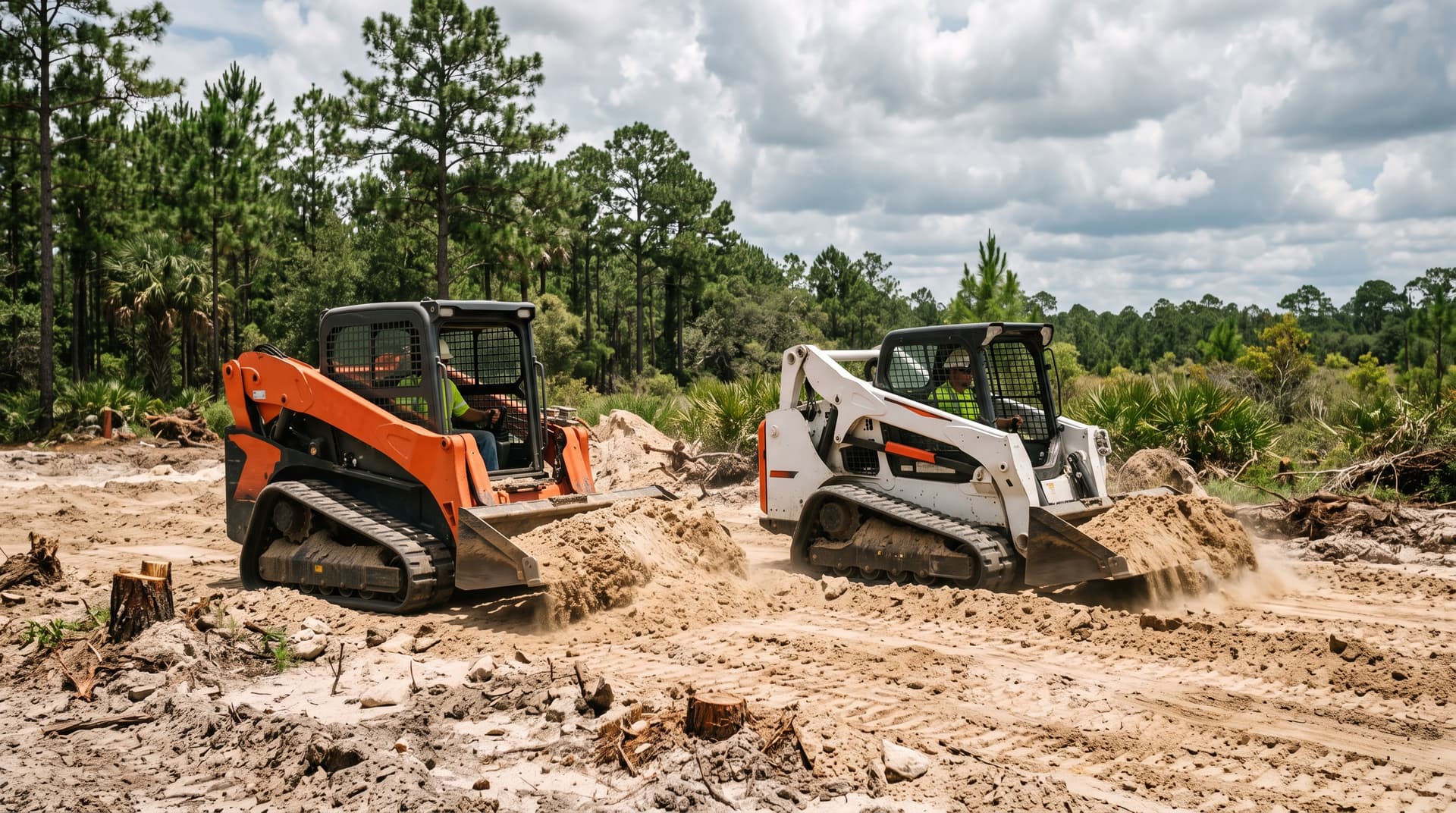 Kubota SVL95-2 vs Bobcat T650: which CTL holds up in sand and pine straw
