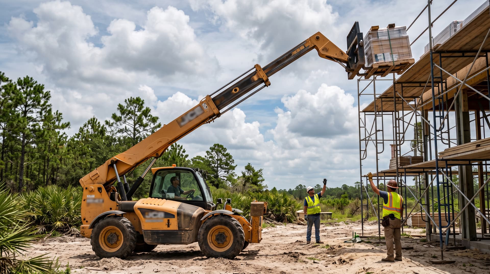 Telehandler load charts: how to read capacity at height without fooling yourself